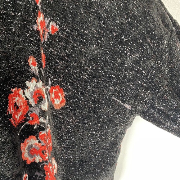 Fuzzi XXL Black Knit Open Front Cardigan Sweater - Picture 14 of 15